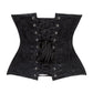 Lavish Black Lace Underbust Corset Waist Cincher Busk Closure