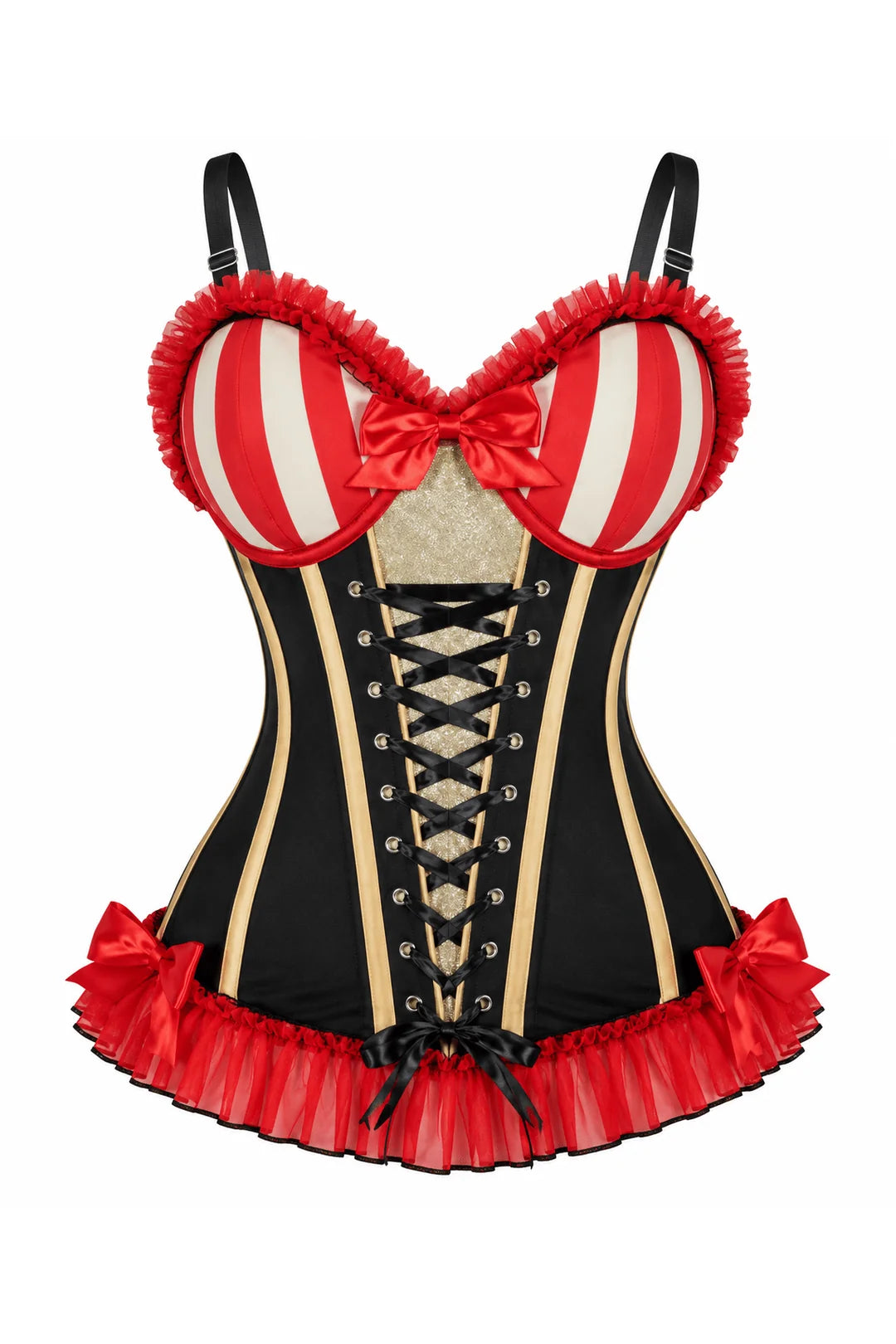 Lavish Circus Ringmaster Sweetheart Bustier Corset