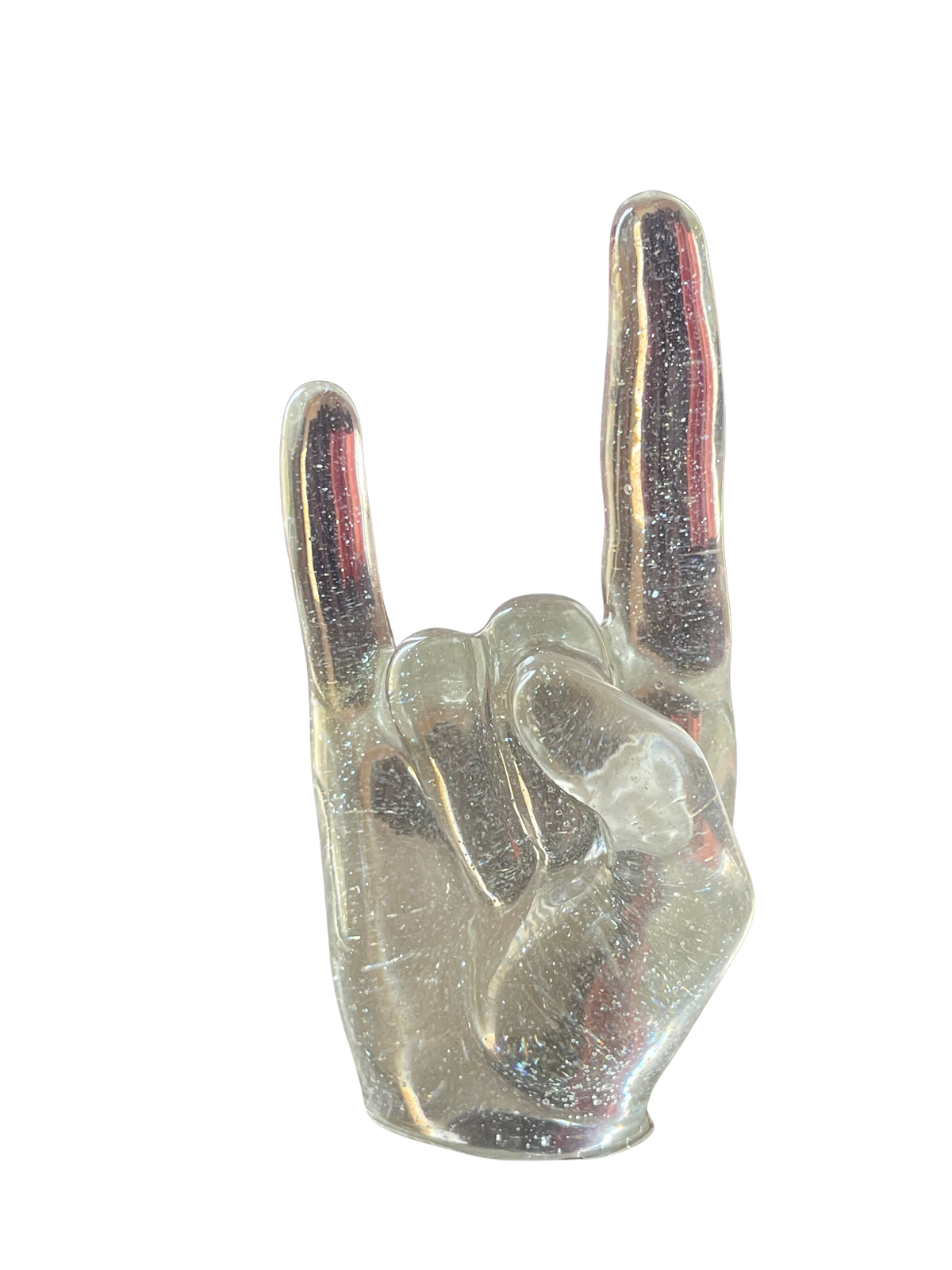 LoRe Creations Metal Horns Rock Hand Resin Sculpture