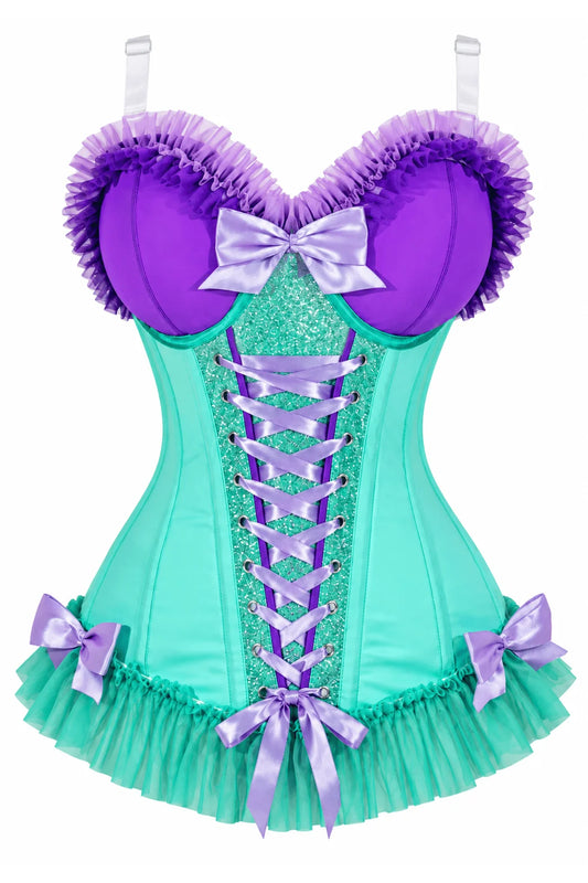 Lavish Enchanted Mermaid Bustier Corset