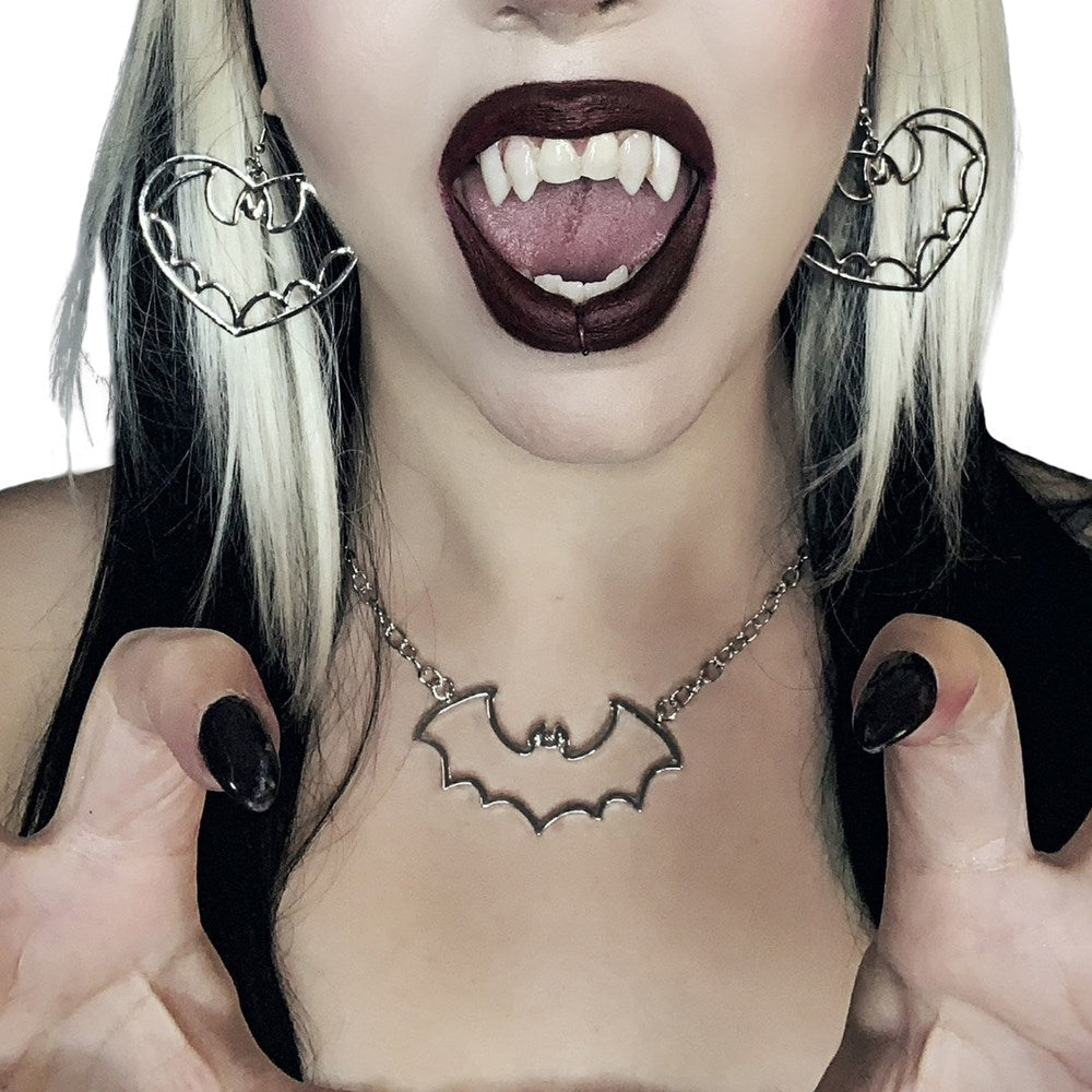 Bat Outline Necklace