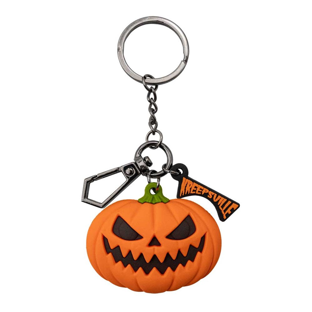 Pumpkin Orange 3D Flat Keychain Hip Crypt Kreepsville