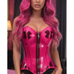 Lavish Clear Pink Overbust Corset