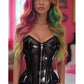 Lavish Clear Black Overbust Corset
