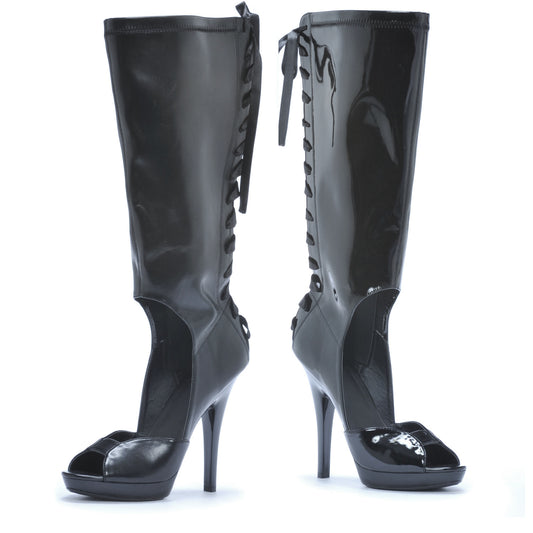 M-CARMELLA Ellie Shoes 5" Heel Sandal w/ Back Laces KNEE HIGH SALES 5 IN