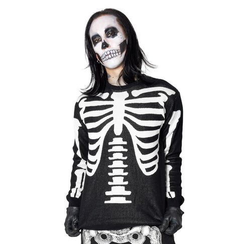 Ribcage Skeleton Bones Sweater