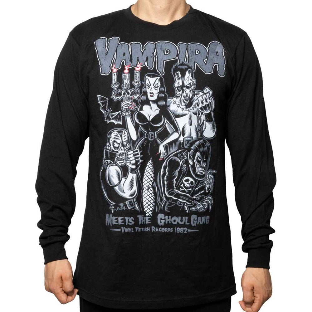 Vampira Meets Ghoul Gang Long Sleeve Shirt