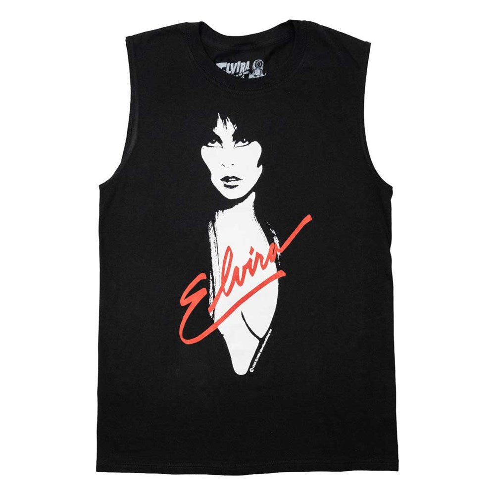 Elvira 1983 Men's Muscle Tank Hip Crypt Kreepsville