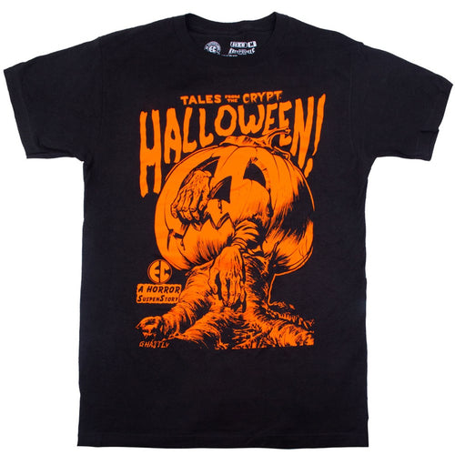 Tales From The Crypt Orange Pumpkin Tshirt