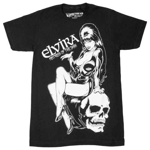 Elvira Comic Glow Jumbo Mens T-Shirt