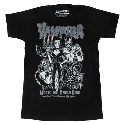Vampira Meets Ghoul Gang T-shirt Hip Crypt Kreepsville