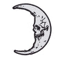 Skull Crescent Moon Patch