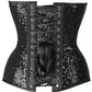 Top Drawer 5 PC Premium Black Sequin Dark Angel Corset Costume