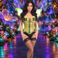 Lavish 2 PC Green Pixie Corset Costume