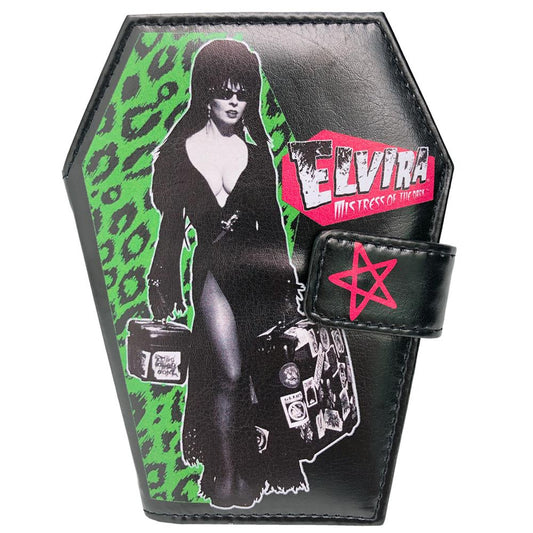 Elvira Coffin Wallet Leo Luggage Hip Crypt Kreepsville