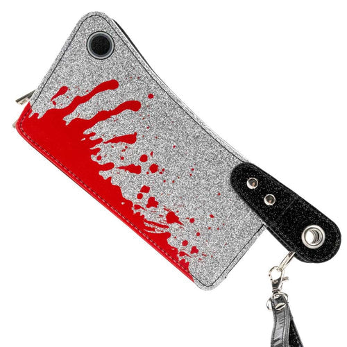 Glitter Cleaver Mini Clutch Wallet Hip Crypt Kreepsville