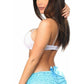 Baby Blue Ruffle Panty w/Bow - Daisy Corsets