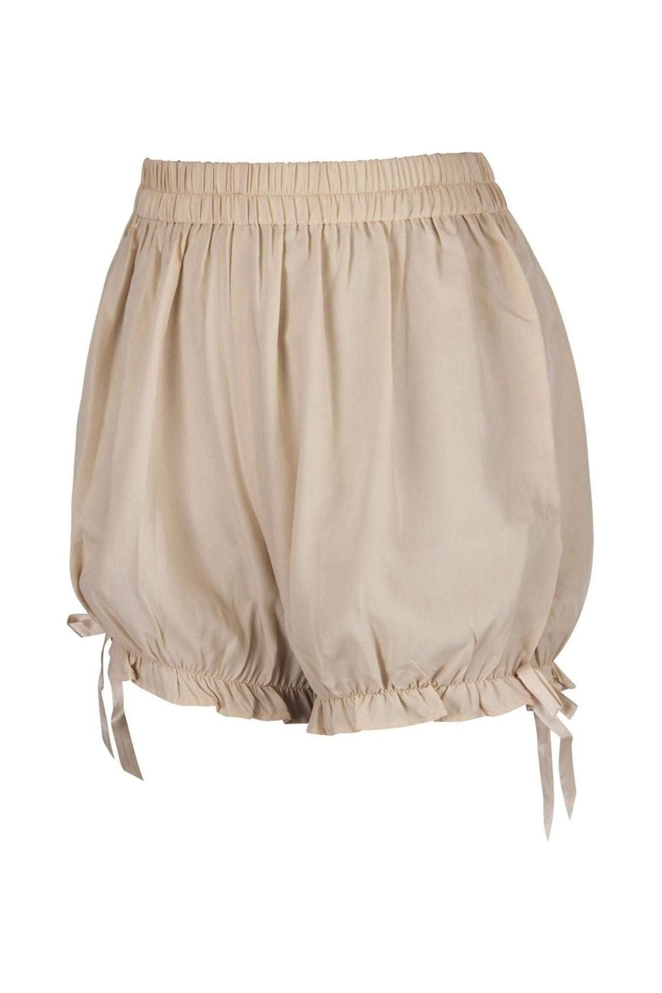Beige Cotton Bloomers - Daisy Corsets