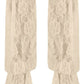 Beige Sheer Lace Smocked Sleeves - Daisy Corsets