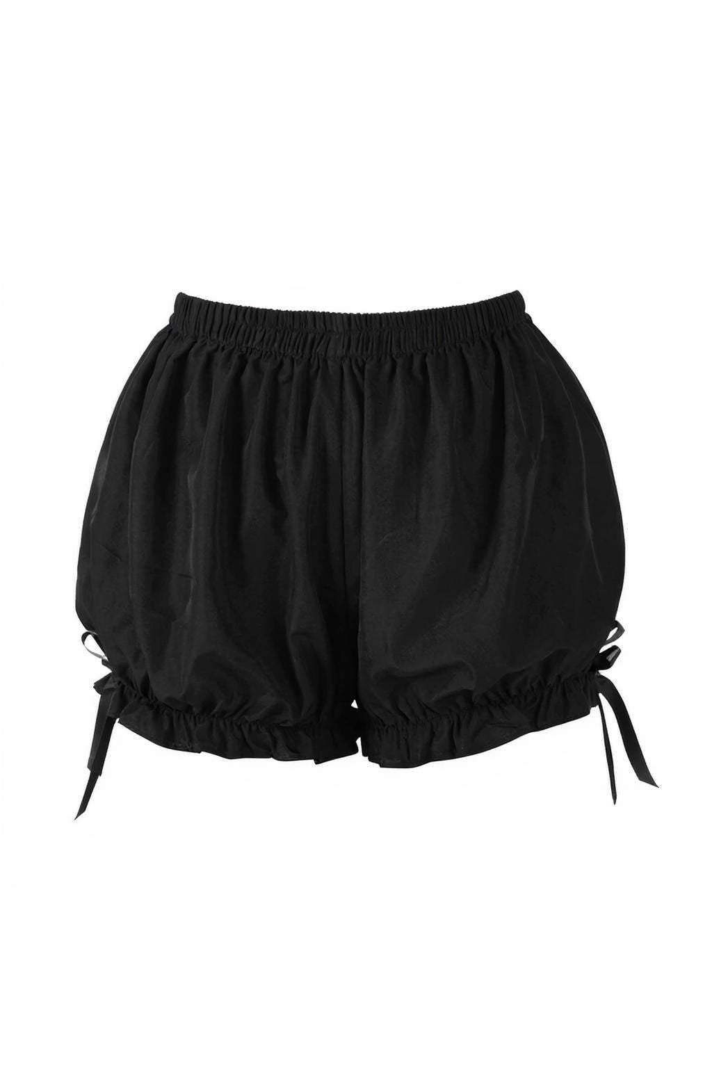Black Crepe Bloomers - Daisy Corsets