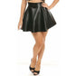 Black Faux Leather Skirt - Daisy Corsets