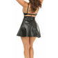 Black Faux Leather Skirt - Daisy Corsets