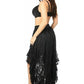 Black High Low Lace Skirt - Daisy Corsets