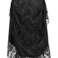 Black Lace Adjustable High Low Bustle Skirt - Daisy Corsets
