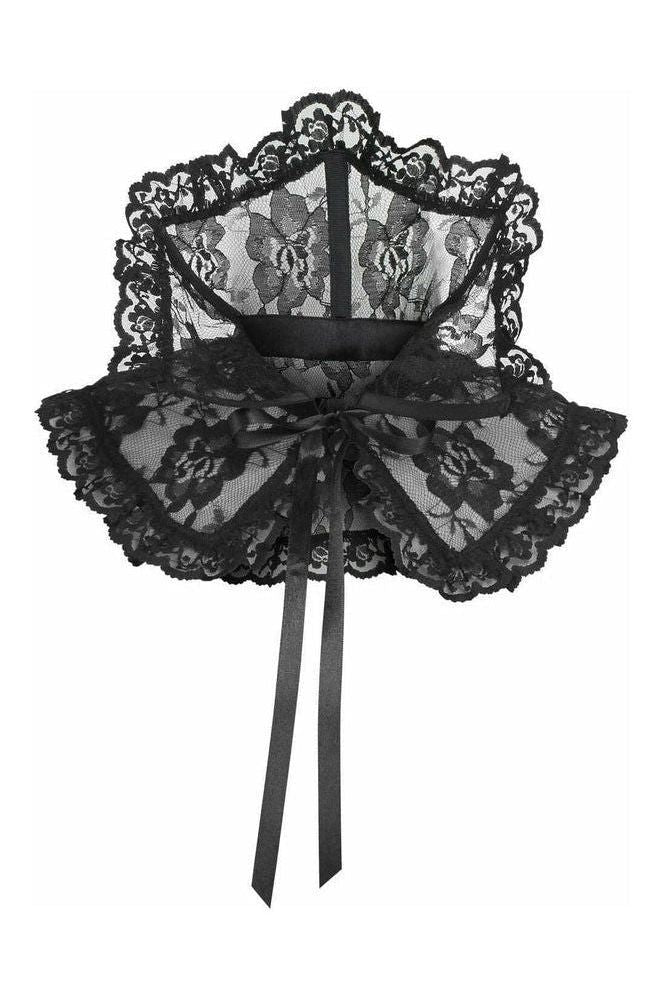 Black Lace Neck Collar - Daisy Corsets
