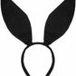 Black Satin Bunny Ears - Daisy Corsets