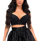 Black Satin Skirt - Daisy Corsets