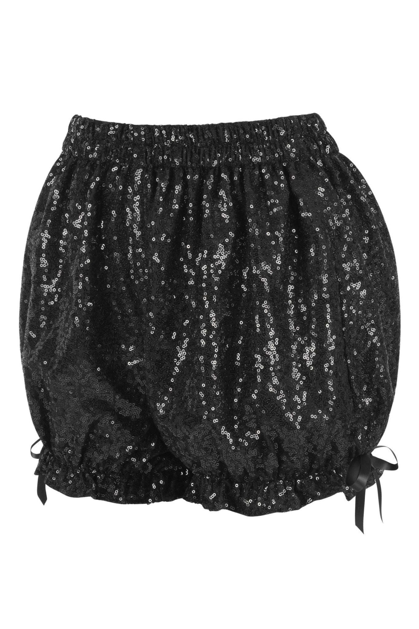 Black Sequin Bloomers - Daisy Corsets