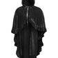 Black Velvet Hooded Ruffle Cape - Daisy Corsets