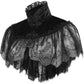 Black Velvet & Lace Capelet - Daisy Corsets