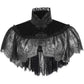 Black Velvet & Lace Capelet - Daisy Corsets