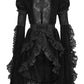 Black Velvet & Lace Ruffled Jacket - Daisy Corsets