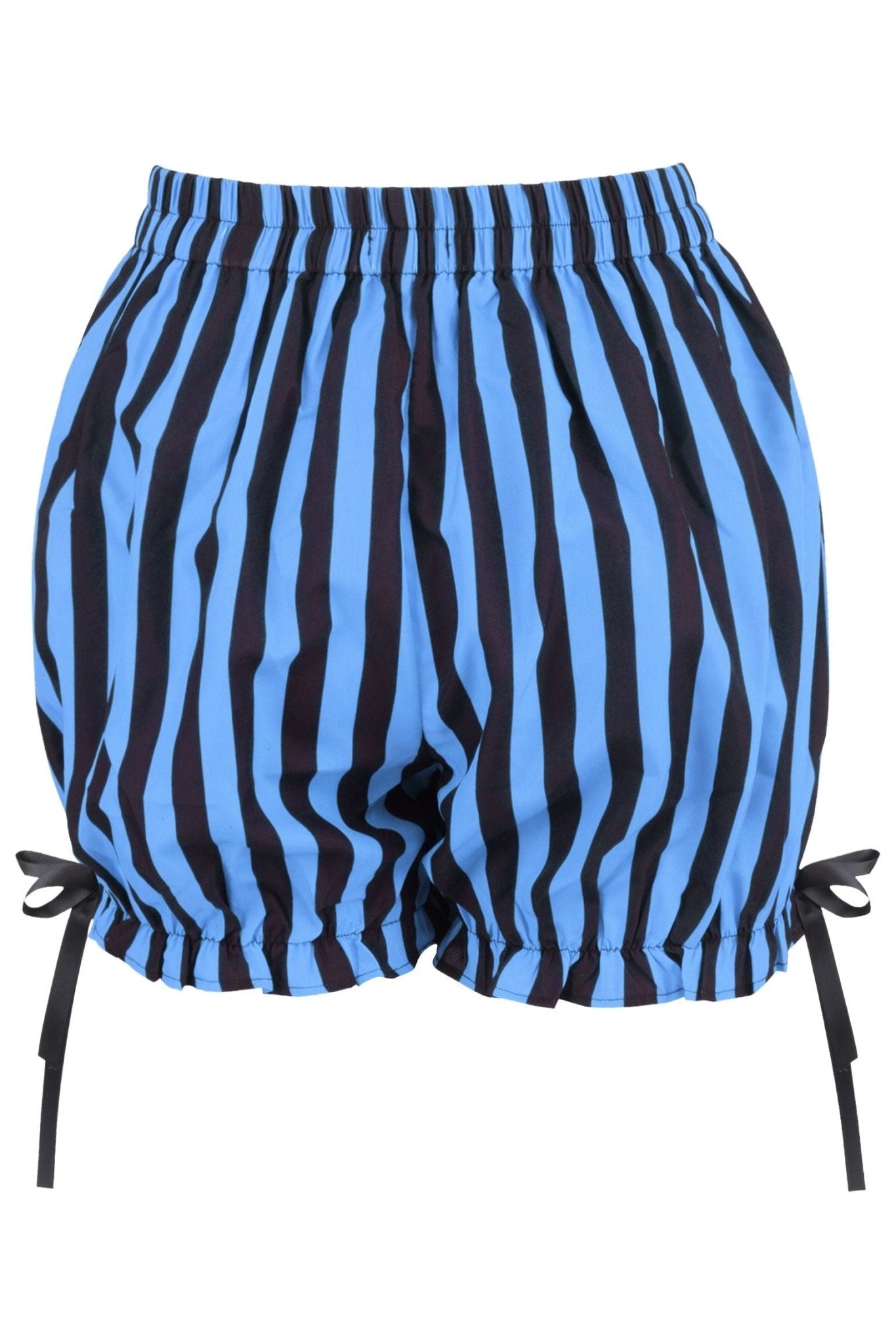 Black/Blue Striped Bloomers - Daisy Corsets