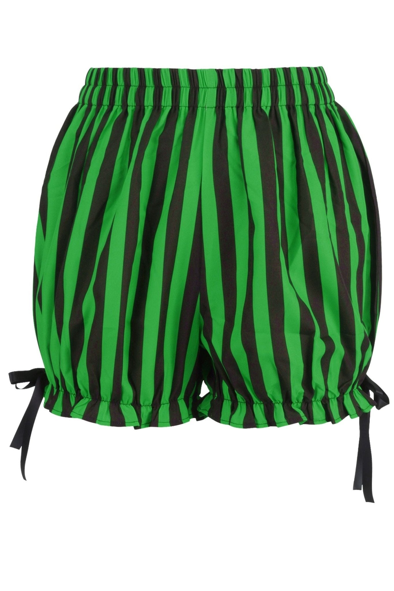 Black/Green Striped Bloomers - Daisy Corsets