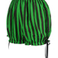 Black/Green Striped Bloomers - Daisy Corsets