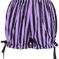 Black/Light Purple Striped Bloomers - Daisy Corsets