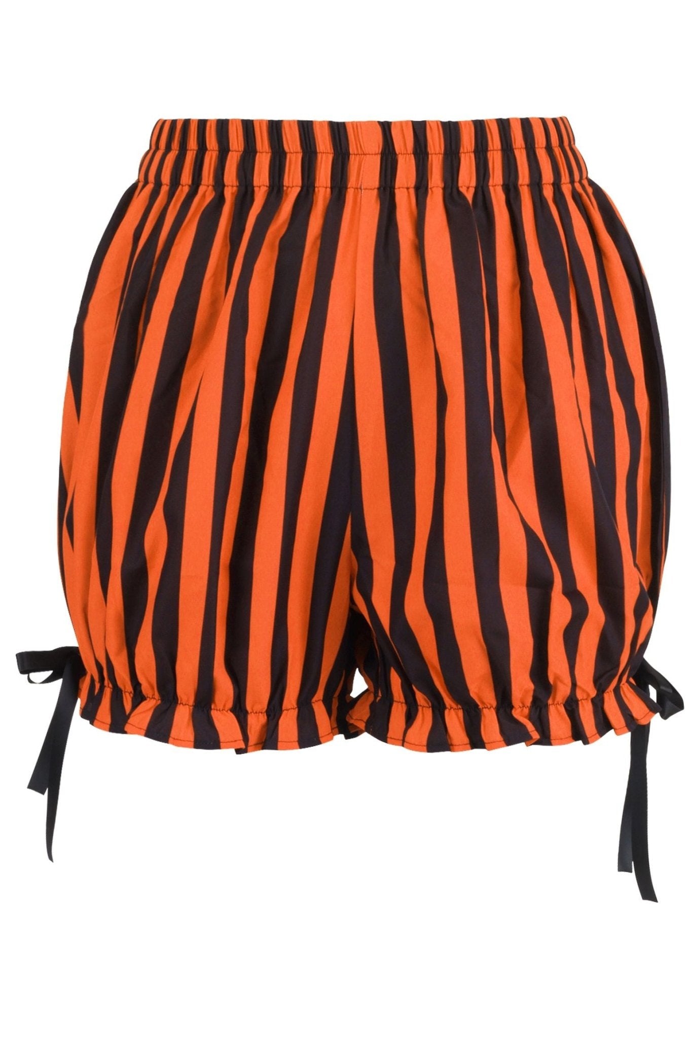 Black/Orange Striped Bloomers - Daisy Corsets