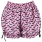 Black/Pink Bats Crepe Bloomers - Daisy Corsets