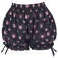 Black/Pink Spider Crepe Bloomers - Daisy Corsets