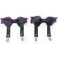Black/Purple Bat Leg Garters - Daisy Corsets