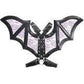 Black/Purple Faux Leather & Lace Wing Harness - Daisy Corsets