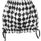 Black/White Diamond Print Satin Bloomers - Daisy Corsets