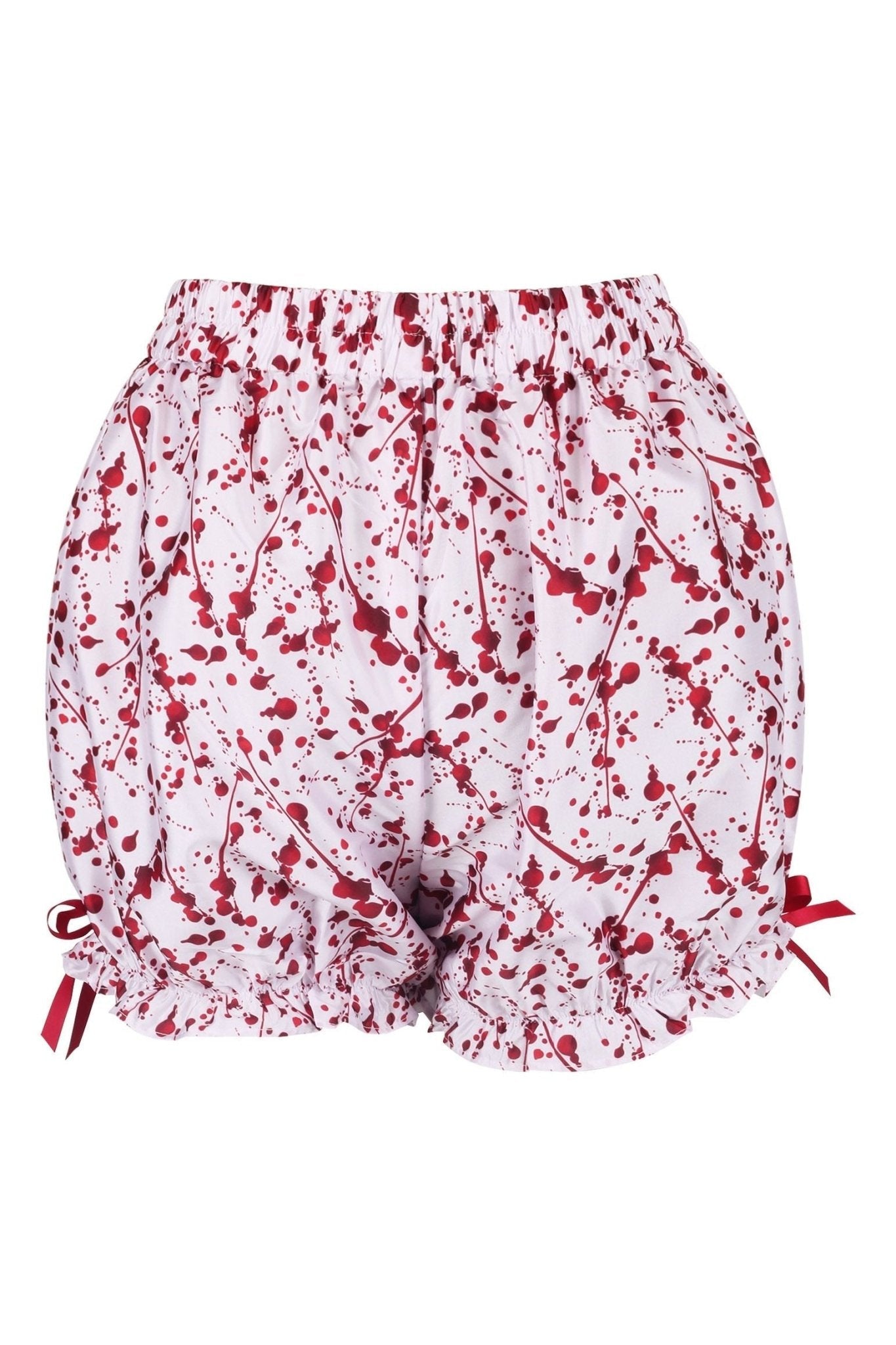 Blood Splatter Crepe Bloomers - Daisy Corsets