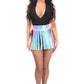 Blue/Purple Holo Fringe Skirt - Daisy Corsets