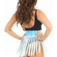Blue/Purple Holo Fringe Skirt - Daisy Corsets
