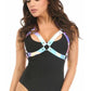 Blue/Purple Holo Halter Bra Harness - Daisy Corsets